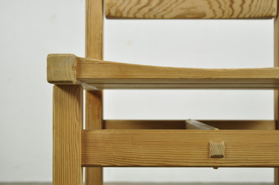 Image 1 of 4x Stange Bruk Edvin Helseth Trybo eettafelstoelen