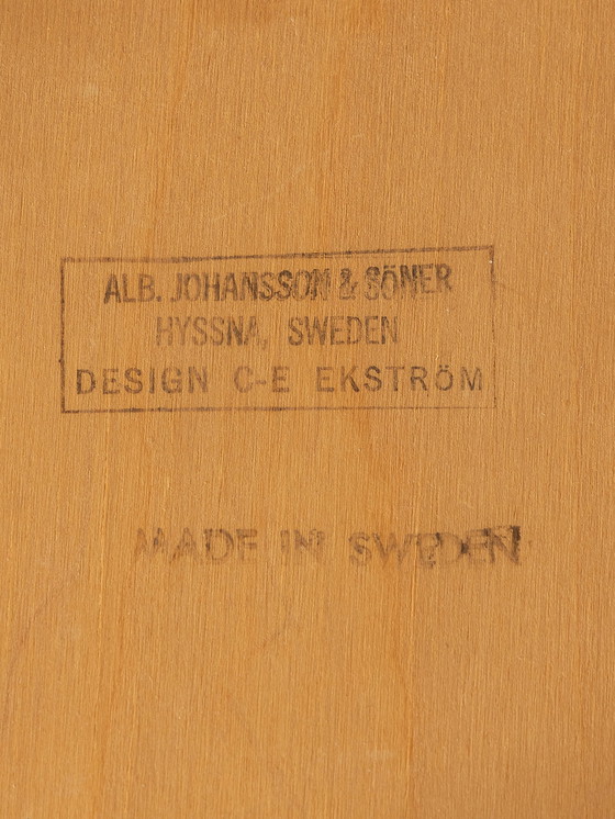 Image 1 of  Eetkamerstoelen uit de jaren 60, Carl Ekström