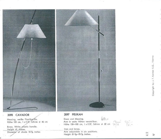 Image 1 of JT Kalmar Vloerlamp Pelikaan