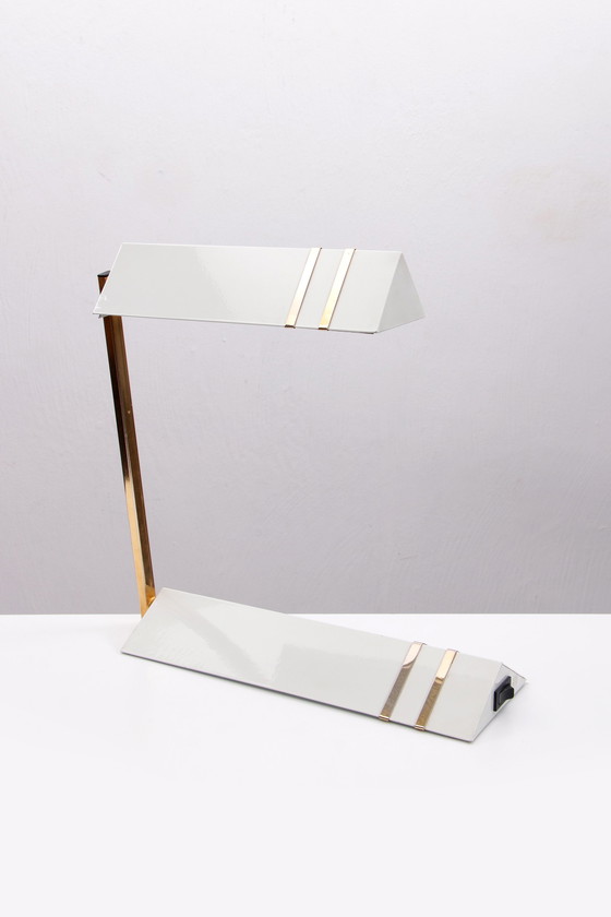 Image 1 of Italiaanse bureaulamp mooi strak design,1960