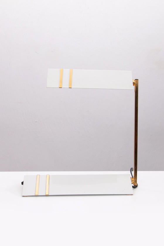 Image 1 of Italiaanse bureaulamp mooi strak design,1960