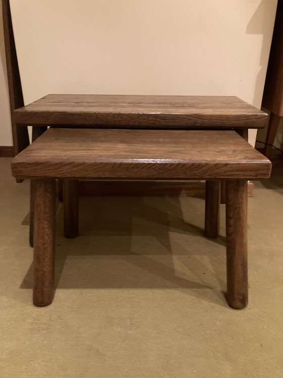 Image 1 of Brutalist nesting tables