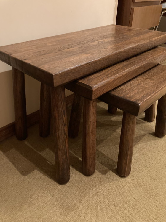 Image 1 of Brutalist nesting tables