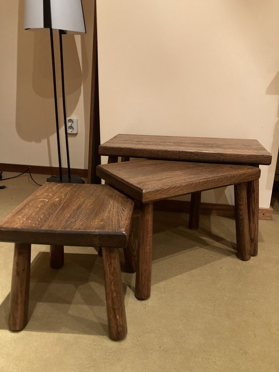 Image 1 of Brutalist nesting tables