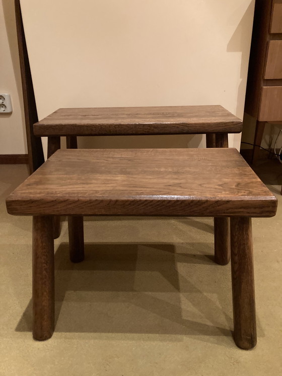 Image 1 of Brutalist nesting tables