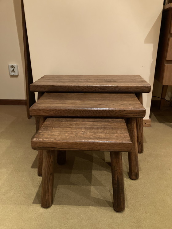 Image 1 of Brutalist nesting tables