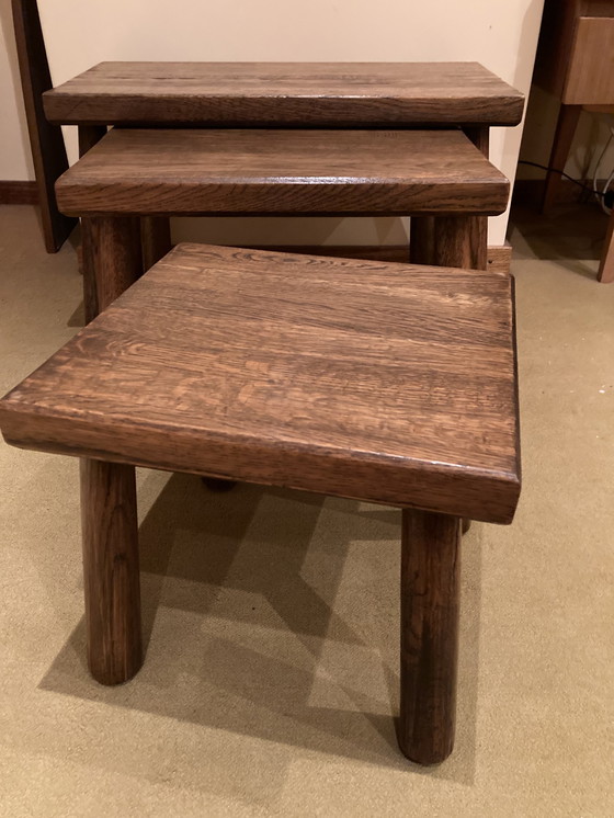 Image 1 of Brutalist nesting tables