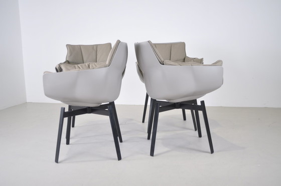 Image 1 of 4x B&B Italia Husk eetkamerstoel