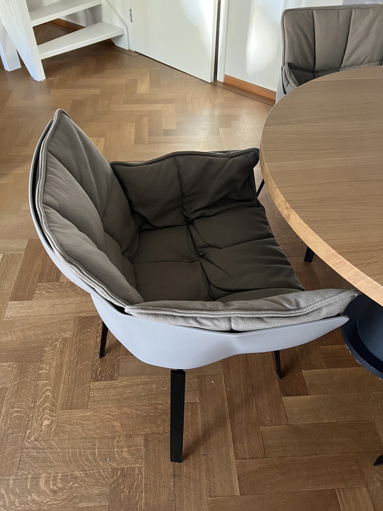 Image 1 of 4x B&B Italia Husk eetkamerstoel