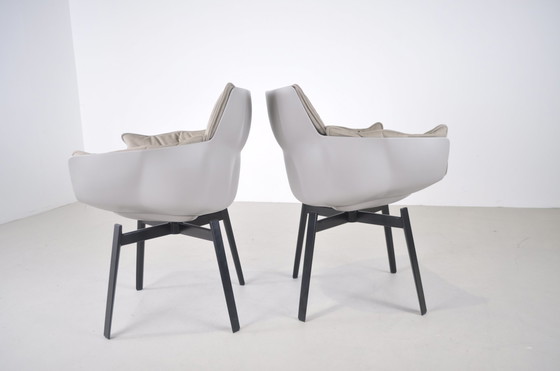 Image 1 of 4x B&B Italia Husk eetkamerstoel