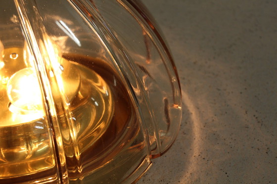 Image 1 of Vintage wandlamp, plafondlamp Glashütte Limburg XL