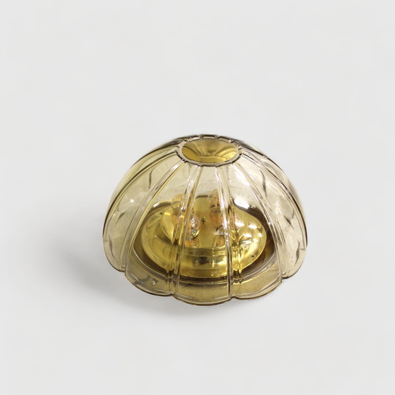 Image 1 of Vintage wandlamp, plafondlamp Glashütte Limburg XL