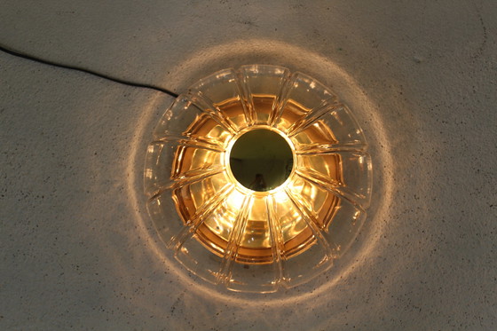 Image 1 of Vintage wandlamp, plafondlamp Glashütte Limburg XL