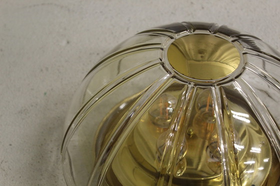 Image 1 of Vintage wandlamp, plafondlamp Glashütte Limburg XL