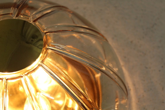 Image 1 of Vintage wandlamp, plafondlamp Glashütte Limburg XL