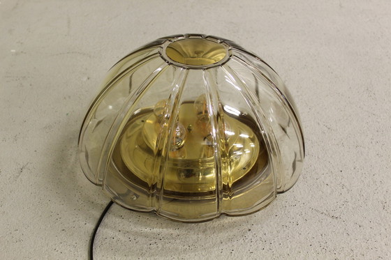 Image 1 of Vintage wandlamp, plafondlamp Glashütte Limburg XL