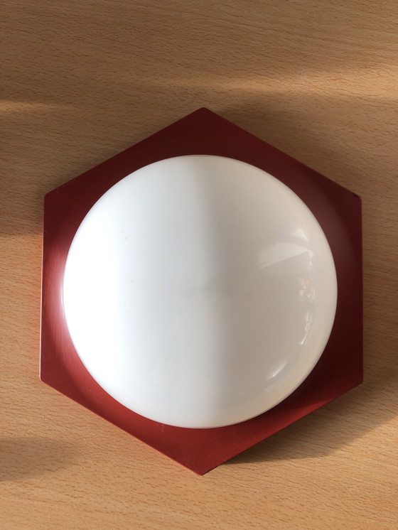 Image 1 of 3x Vintage plafondlampen