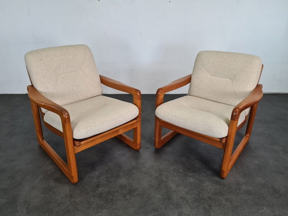 Image 1 of 2x Dylund fauteuil by Poul Jeppensen