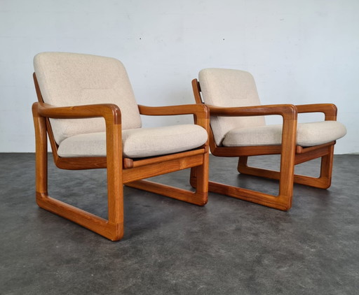 2x Dylund fauteuil by Poul Jeppensen