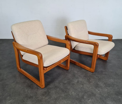 2x Dylund fauteuil by Poul Jeppensen