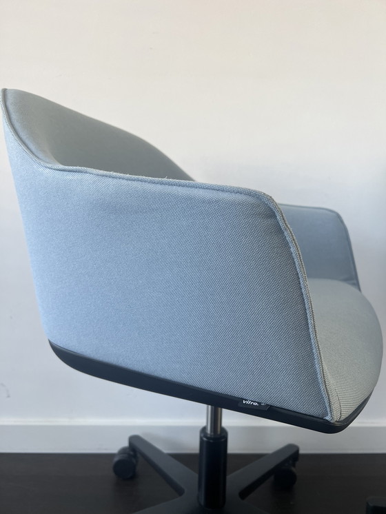 Image 1 of 2x Vitra softshell bureaustoel