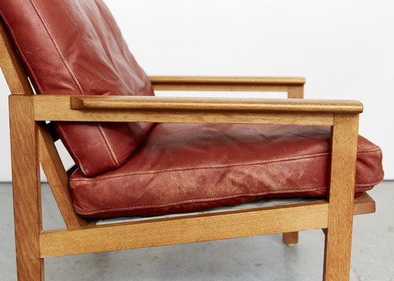 Image 1 of Illum Wikkelsø by Niels Eilersen"Capella" fauteuil & poef