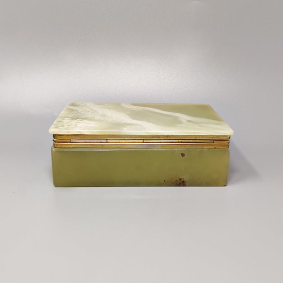 Image 1 of Vintage Groen Onyx Doos