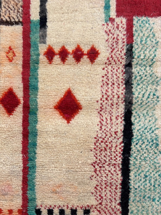 Image 1 of Modern Abstract Boho Marokkaanse Runner Rug