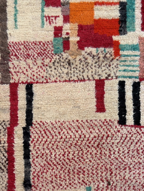 Image 1 of Modern Abstract Boho Marokkaanse Runner Rug