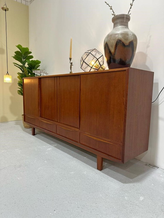 Image 1 of Vintage Deens Design sideboard, dressoir, kast - E.W. Bach jaren '60 