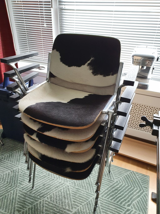 6 stoelen Giancarlo Piretti - Kastelen