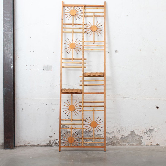 Image 1 of Rotan mid-century room divider