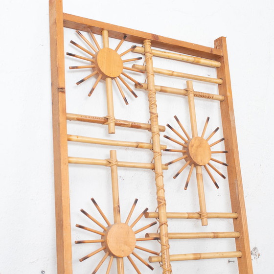 Image 1 of Rotan mid-century room divider