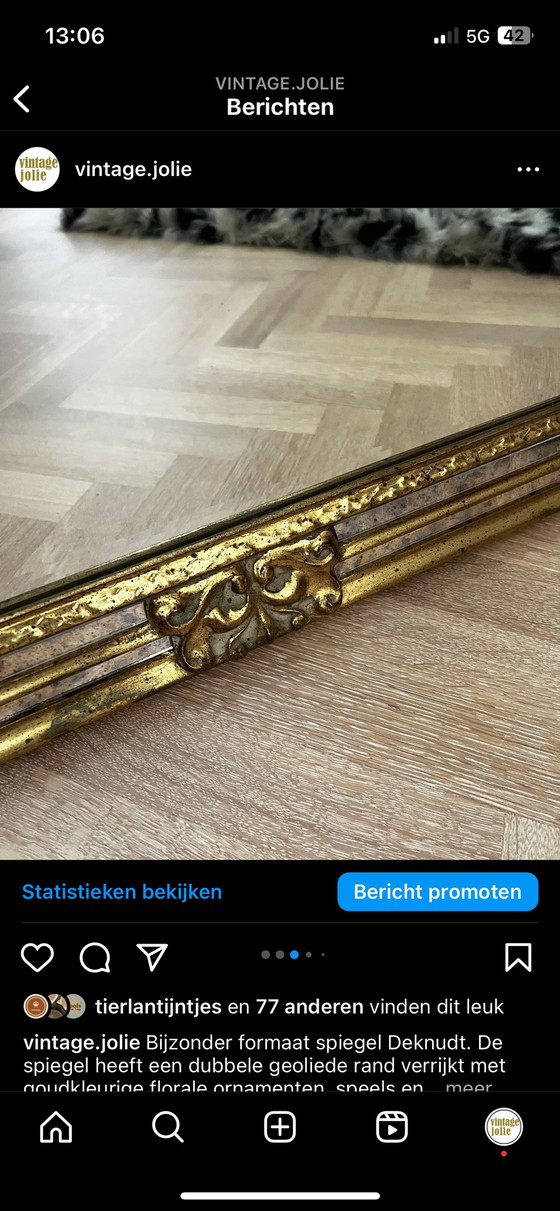 Image 1 of Vintage Deknudt spiegel