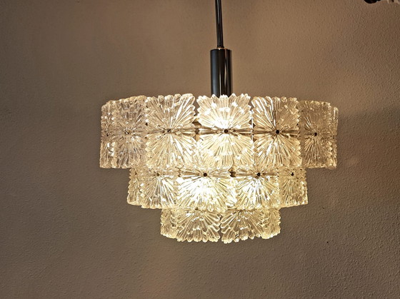 Image 1 of Vintage hanglamp met glas