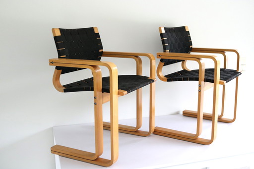 Magnus Olesen armchairs model 5331 by Rud Thygesen & Johnny Sorensen