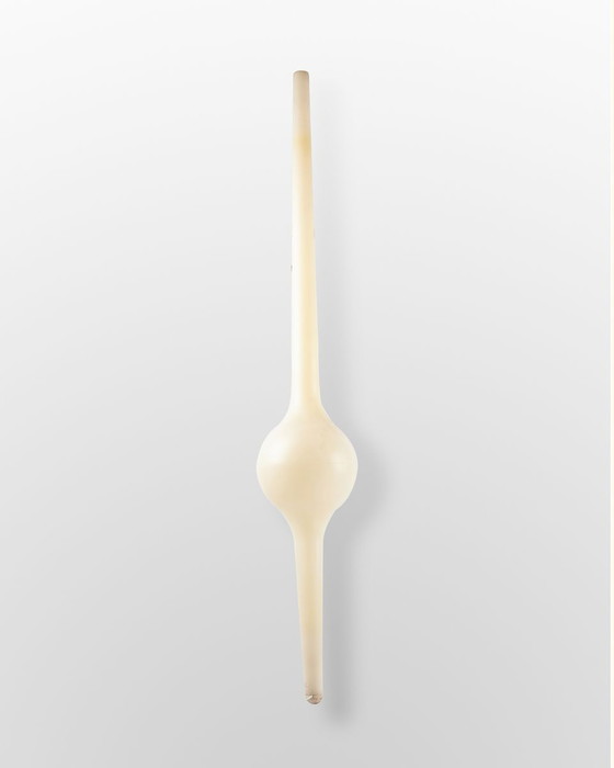 Image 1 of Witte Japanse Kunststof hanglamp, jaren 70