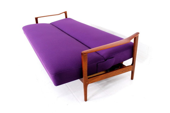 Image 1 of Jaren '60 Deense Mid Century Teak Sofa / Daybed met vouwfunctie