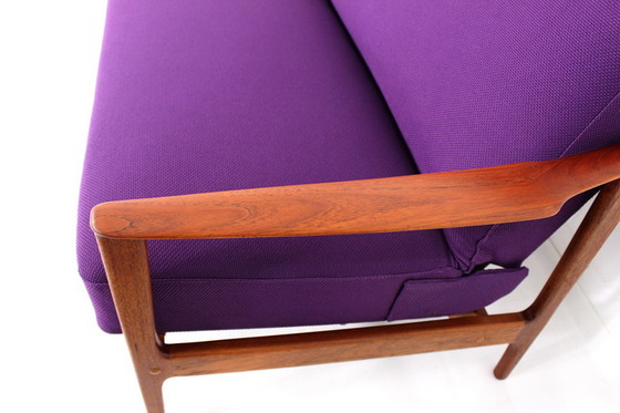 Image 1 of Jaren '60 Deense Mid Century Teak Sofa / Daybed met vouwfunctie