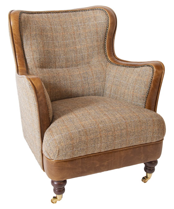 Image 1 of 2 x Chesterfield fauteuils stof