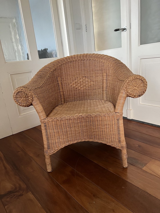 Image 1 of Rotan-pitriet fauteuil - Rohé Noordwolde