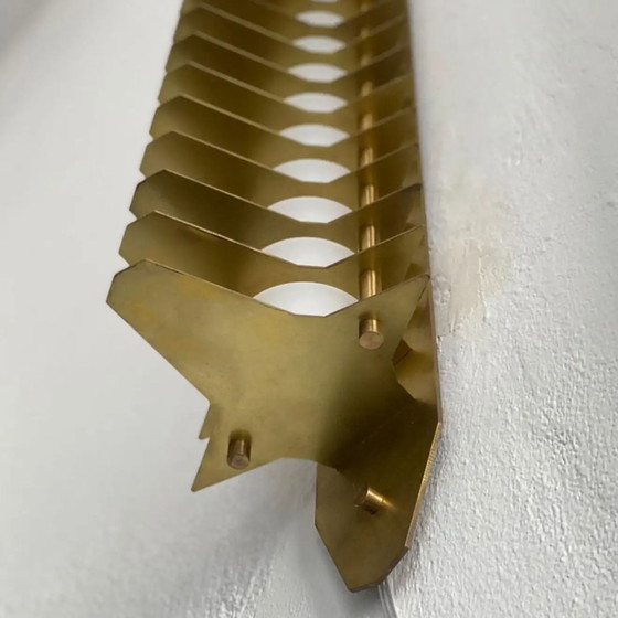 Image 1 of Salone Del Mobile Edition in Milaan, koperen kolossale wandkandelaar 900,