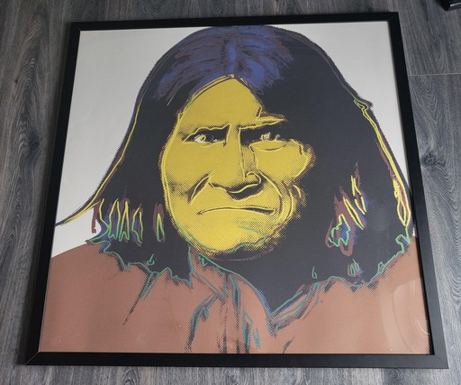 Andy Warhol - Geronimo uit de serie Cowboys & Indians- door Gaultney-Klineman Art INC