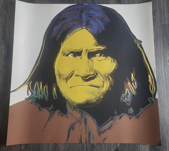 Image 1 of Andy Warhol - Geronimo uit de serie Cowboys & Indians- door Gaultney-Klineman Art INC