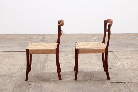 Image 1 of Danish Design Dining Room Chairs Ole Wanscher 1960 Teak