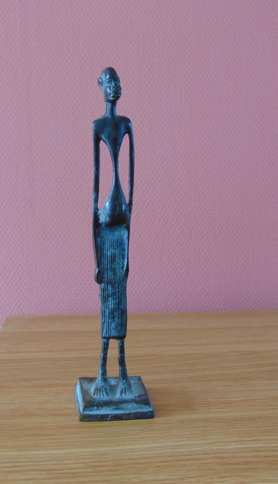 Image 1 of 2x bronzen beeldjes