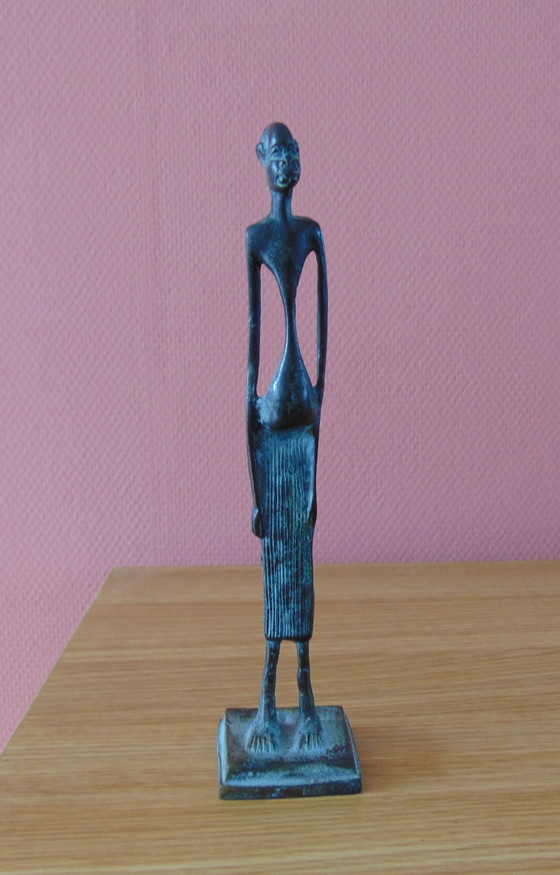 Image 1 of 2x bronzen beeldjes