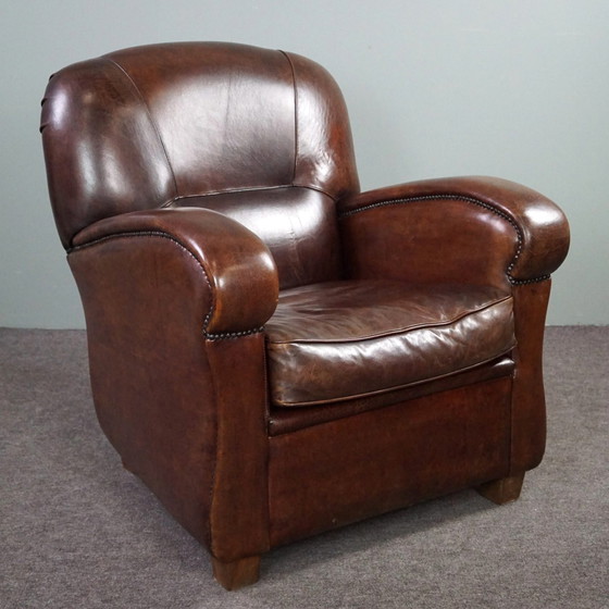 Image 1 of Schapenleren fauteuil