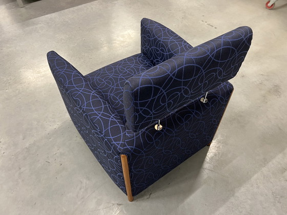 Image 1 of Leolux Goncharov fauteuil Maze Stof Blauw