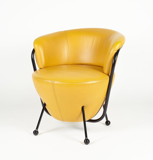 Postmoderne Italiaanse design club fauteuil